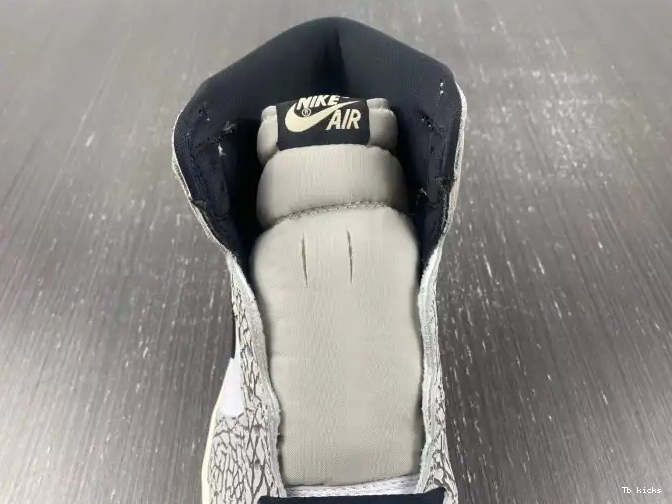 Rep TBK High Jordan White Air 1 OG DZ5485-052 Cement 0608